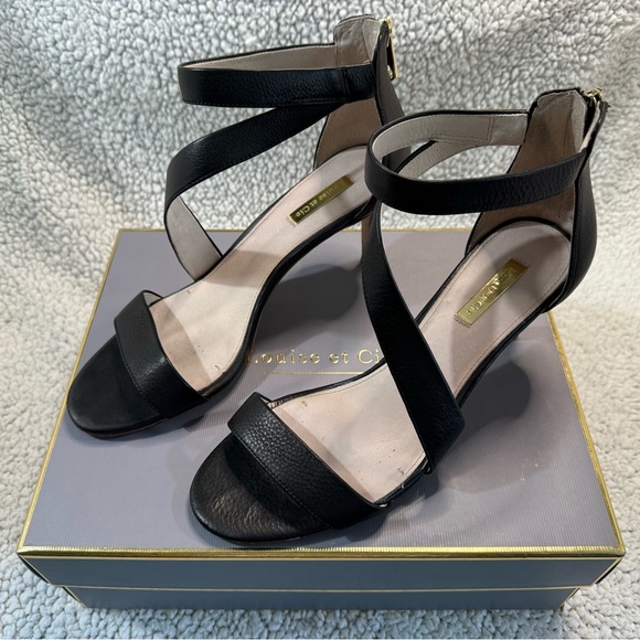 Louise et Cie Black High Heel Sandals - Hilio - Picture 2 of 8